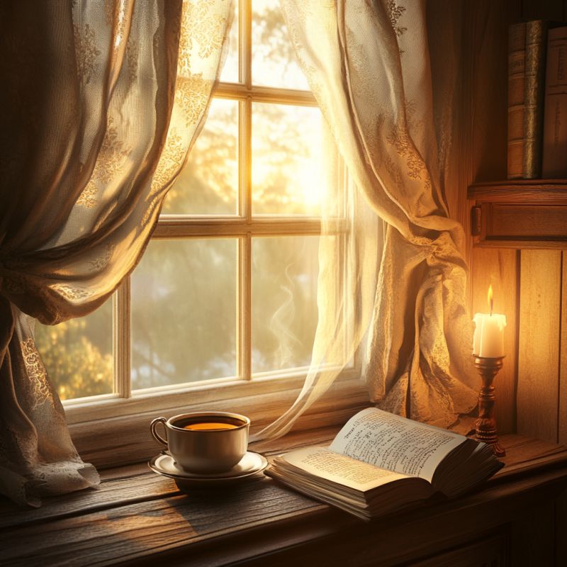 Как шторы нашли спокойствие в своём доме