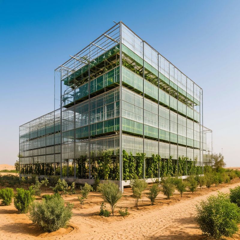 Вертикальные теплицы в пустыне: как ОАЭ превращают песок в оазисы