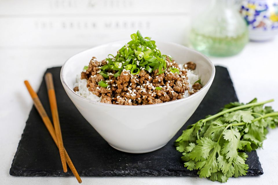 Секреты приготовления корейского боула с рубленой говядиной