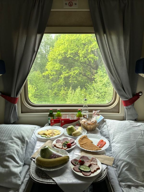 Лучшие гастрономические идеи для путешествия в поезде в жаркий день