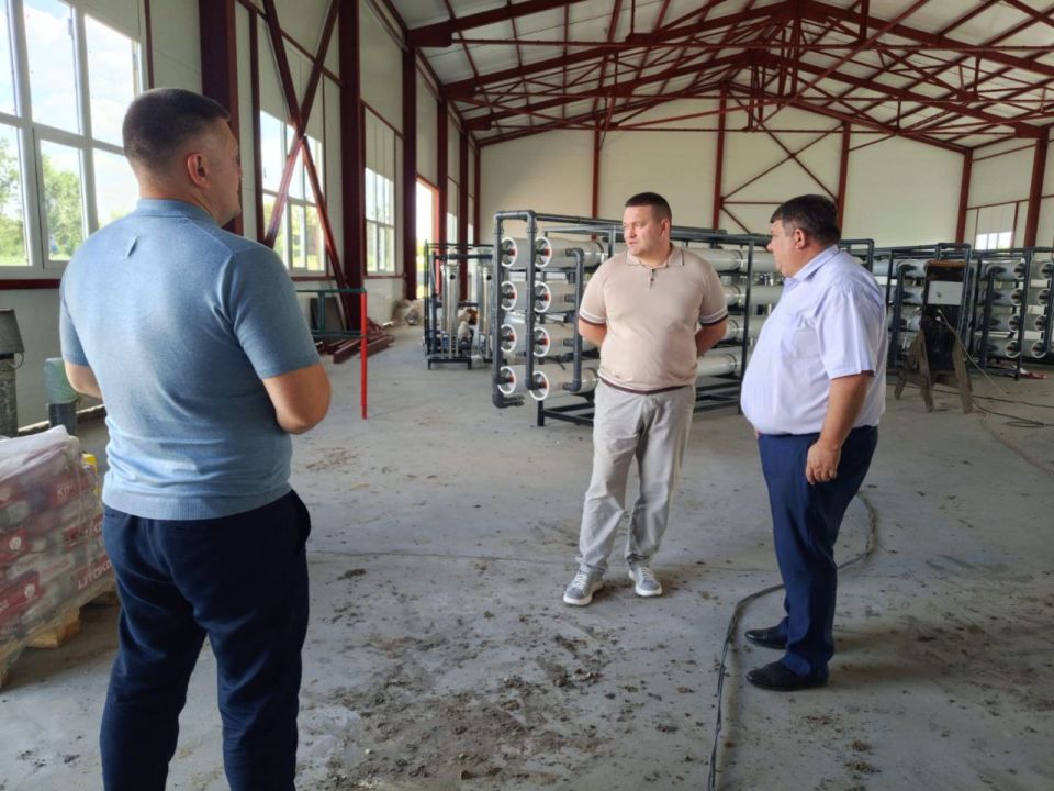 В Самойловке остановлено строительство нового водозабора