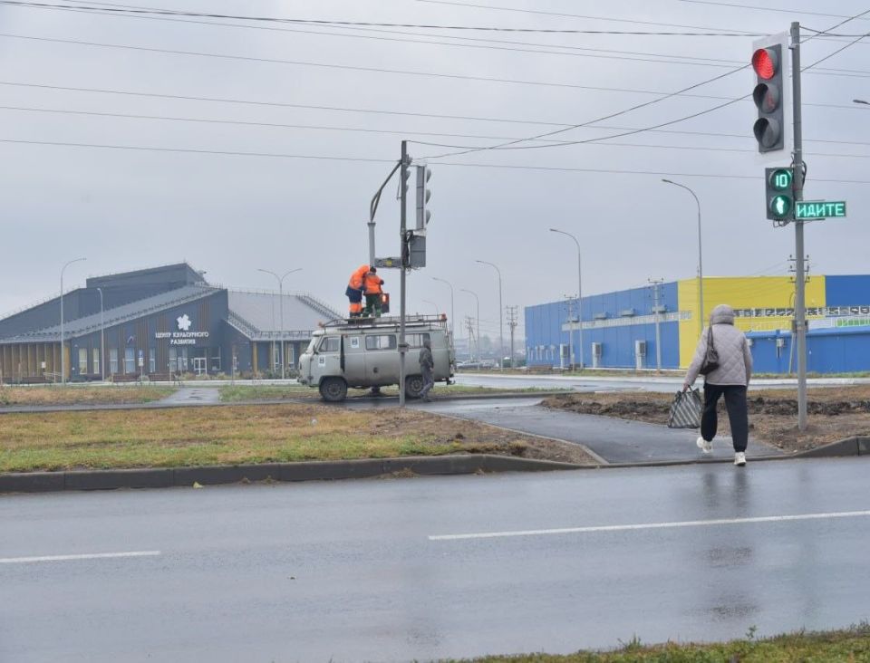 У Центра культурного развития на Саратовском шоссе установили светофор