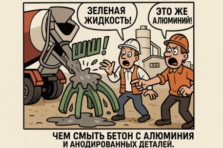 Эффективные способы удаления бетона с алюминиевых поверхностей