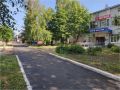 В поселке Степное отремонтировали тротуары, ведущие к детскому саду и почте