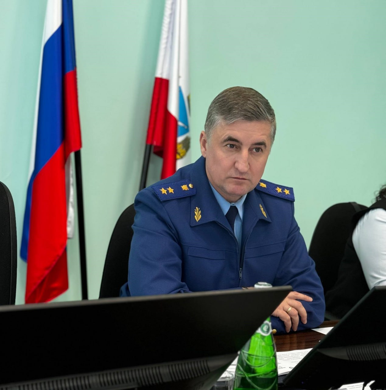 123Прокурор Саратовской области Сергей Филипенко продолжил проведение встреч с представителями бизнес-сообщества районов