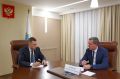Губернатор Роман Бусаргин провел рабочую встречу с новым руководителем Красноармейского района Алксандром Бурмаком