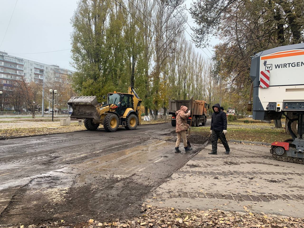 Еще на одном участке дублера улицы 30 лет Победы начались ремонтные работы