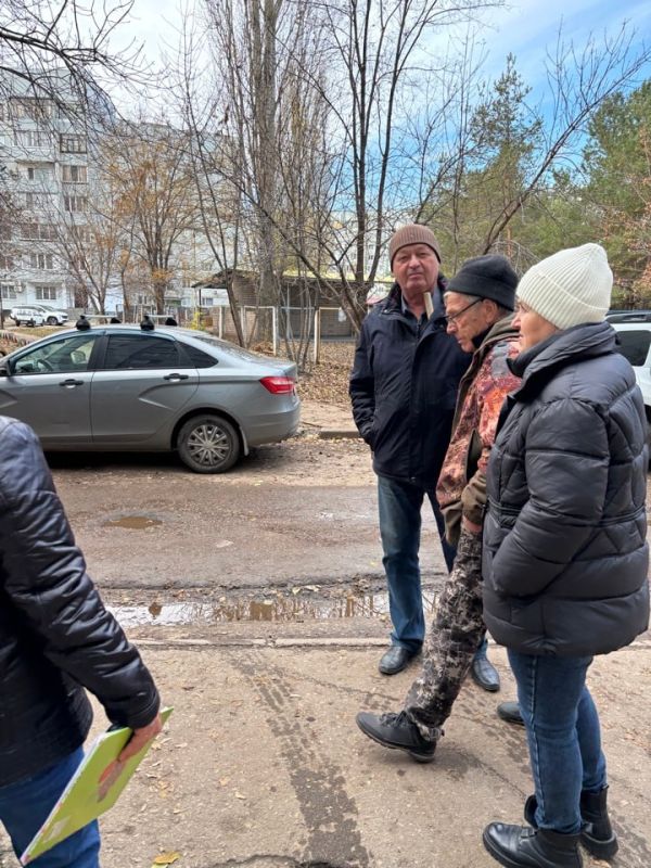 В домах на Саратовском шоссе комиссионно была проверена подача отопления