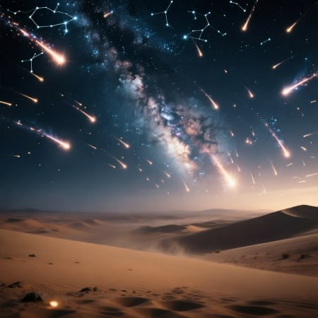 В ноябре саратовцы смогут наблюдать пик метеорного потока Леониды