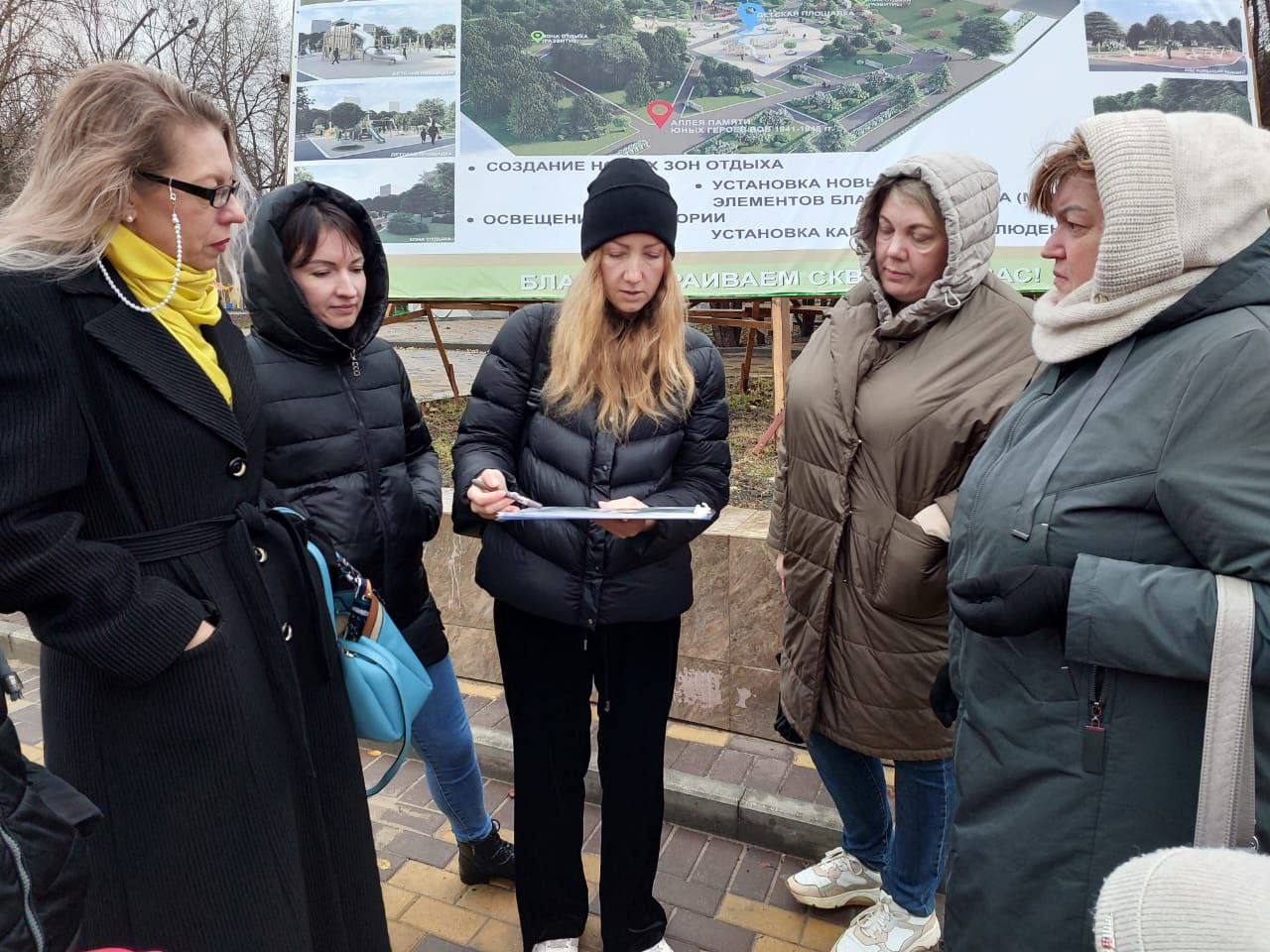 Каждый этап обновления парка «Территория Детства» обсуждается с активом микрорайона