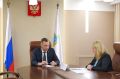 Губернатор Саратовской области Роман Бусаргин провел рабочую встречу с и.о. главы Марксовского района Верой Прохоровой
