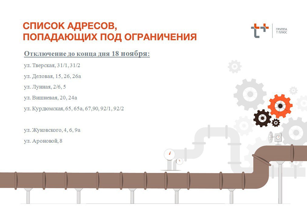 Отключение горячей воды и отопления в Саратове