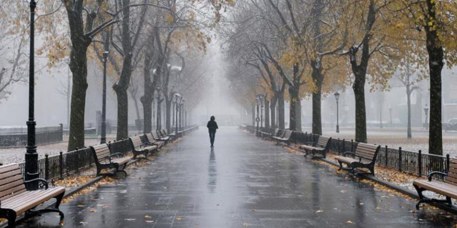 В Саратовской области прогнозируют дождь с мокрым снегом и гололед на дорогах