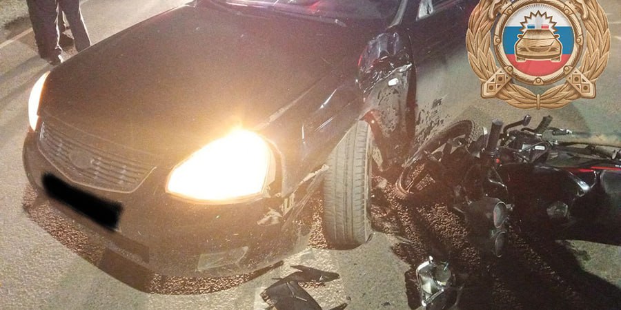 Под Новоузенском в ДТП с «Приорой» пострадал 12-летний водитель мопеда