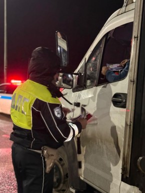 Автоинспекторы провели на одной из федеральных трасс профилактическое мероприятие