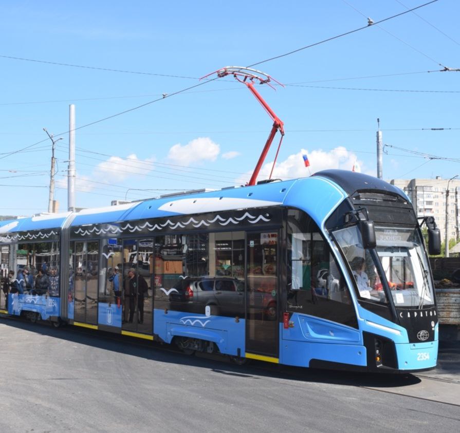 Для Саратовской области закупят 16 трехсекционных трамваев «Витязь-М» для маршрута № 3