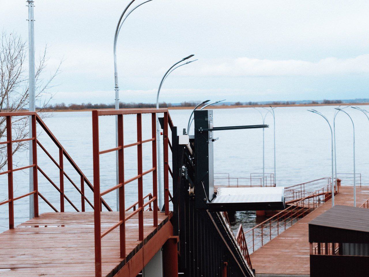 В Синеньких закончили работы на причале В Синеньких закончили работы на причале