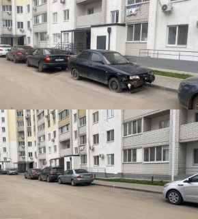 В Энгельсе собственники в добровольном порядке переместили три брошенных машины