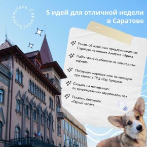 Идеи для отличной недели в Саратове