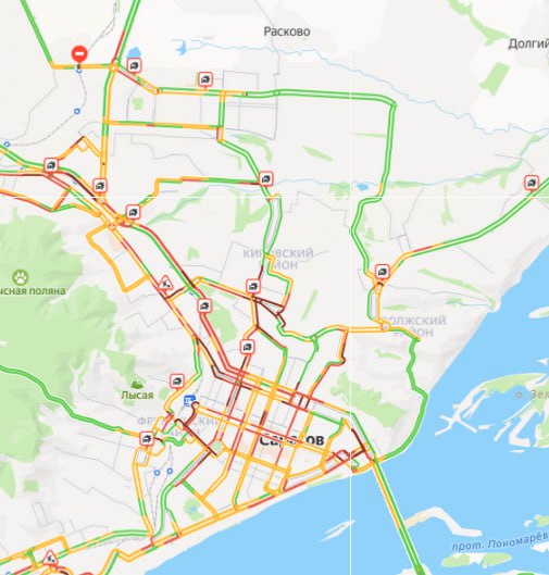 Пробки в 9 баллов отменяются