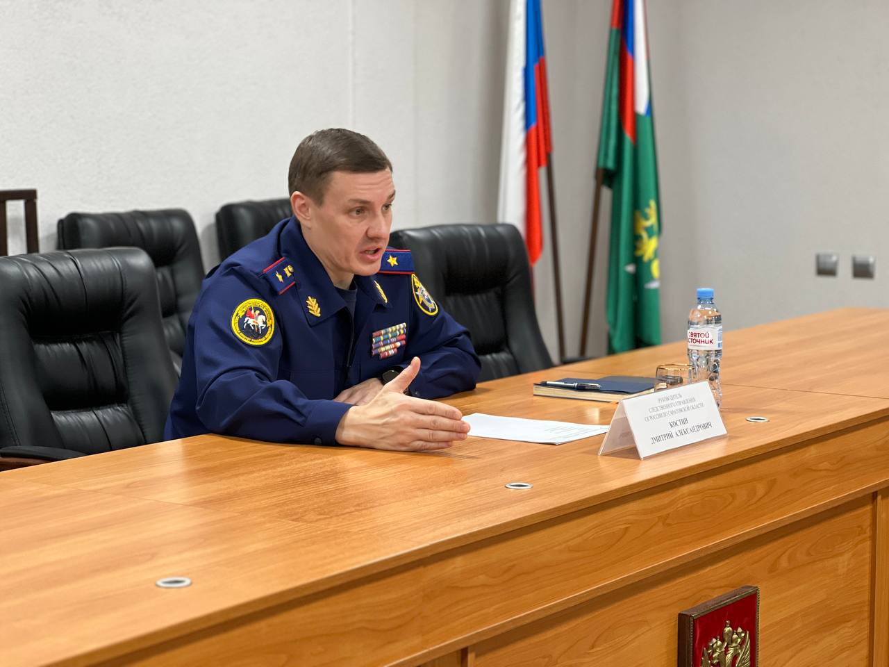 Руководитель следственного управления провел личный прием жительницы аварийного дома на улице Заречной в Саратове Руководитель следственного управления провел личный прием жительницы аварийного дома на улице Заречной в Саратове