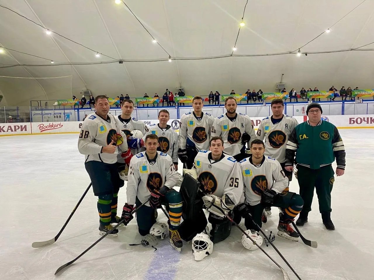 Хоккейная команда с.Колокольцовка поборется за звание лучших на зимнем этапе марафона «Земля спорта»