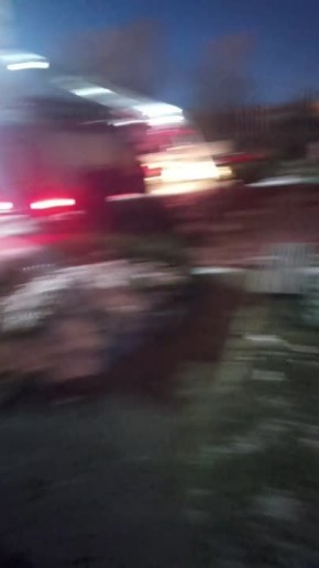 Пожар на Ростовской, 16а в Саратове, сообщает подписчик