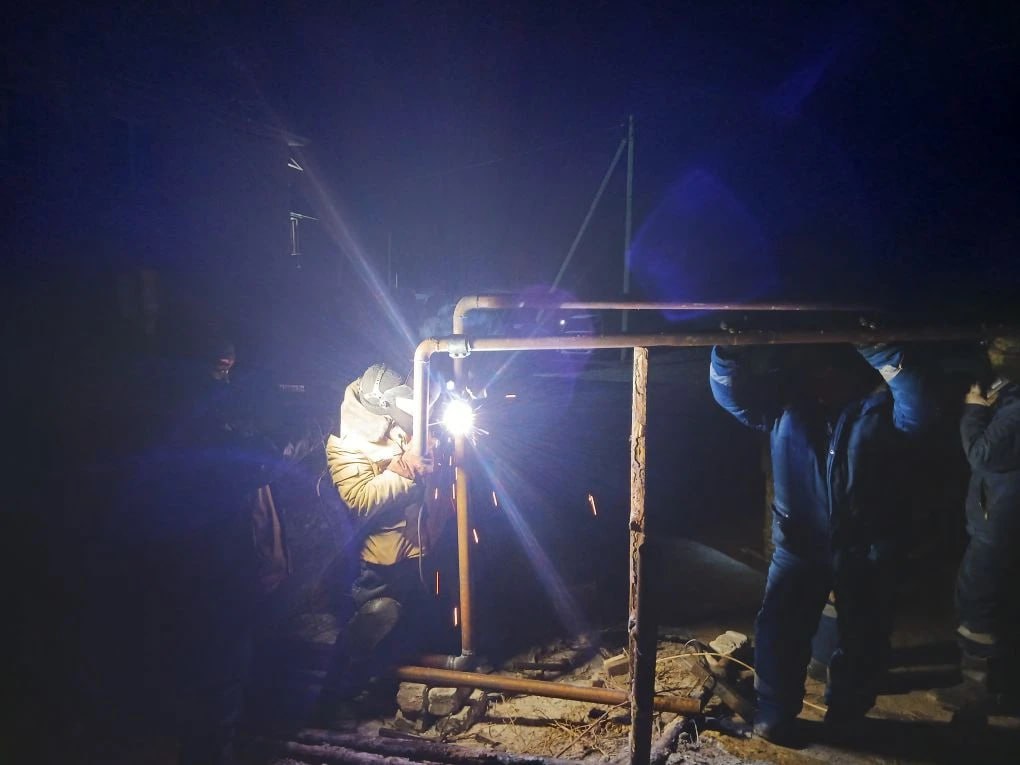 В поселке имени Карла Маркса Новопушкинского муниципального образования восстановлено теплоснабжение в трех многоквартирных домах