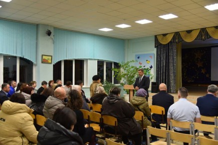 В школе №2 прошла встреча с жителями