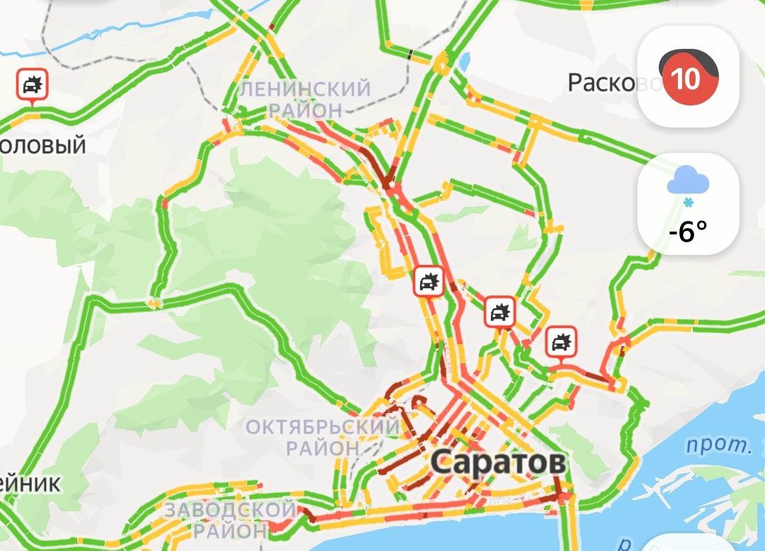 10 из 10 баллов на дорогах Саратова