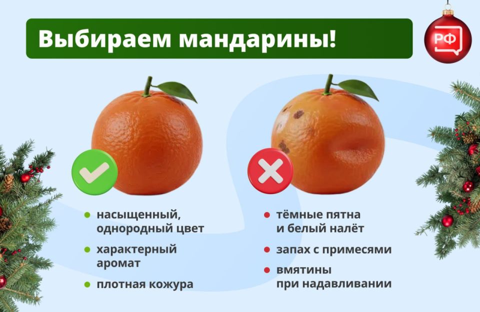 Саратовцам рассказали, как выбрать самые вкусные новогодние фрукты
