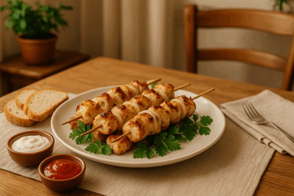 Сочный шашлык из курицы с йогуртово-горчичным маринадом: идеальный рецепт для домашнего запекания
