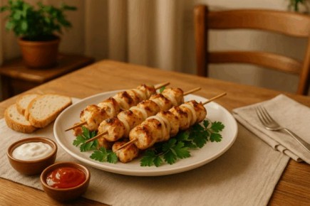 Сочный шашлык из курицы с йогуртово-горчичным маринадом: идеальный рецепт для домашнего запекания