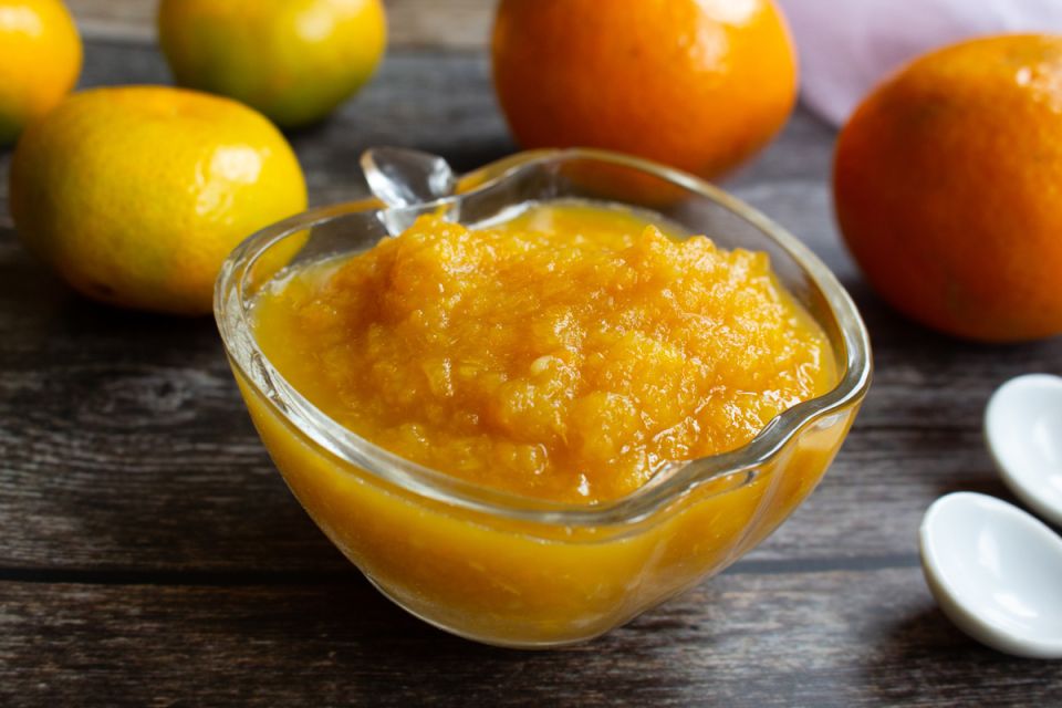 Как превратить избыток мандаринов в изысканный джем с яблоками