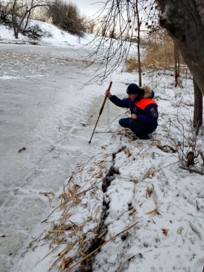Проведен рейд по безопасности на водных объектах в зимний период