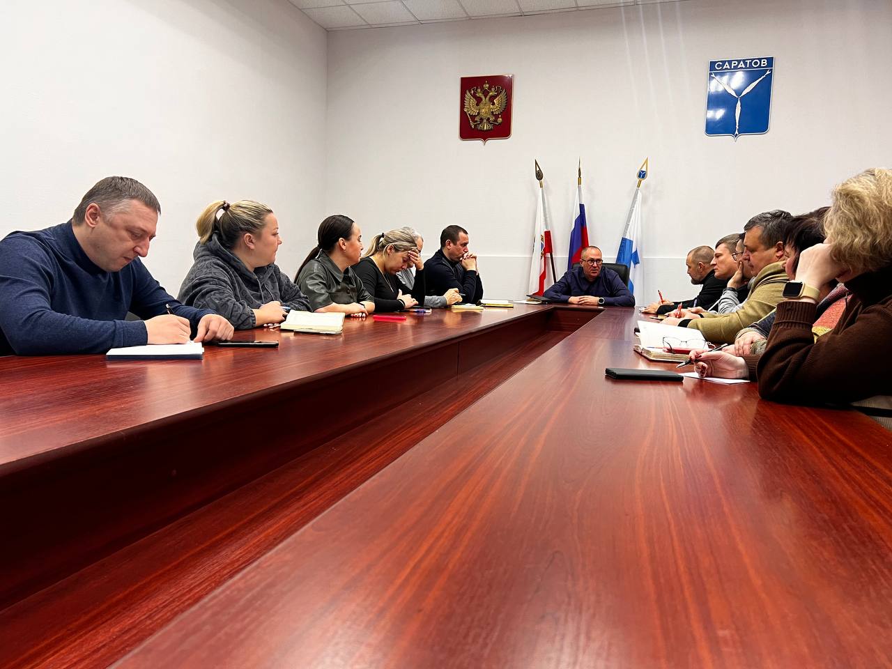 По поручению главы города Михаила Исаева провел штаб по ликвидации последствий непогоды на территории района