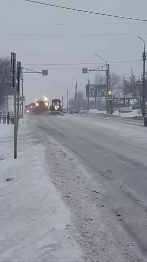 Уборка снега в городе продолжается в непрерывном режиме