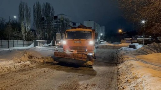 В городах области ведутся мероприятия по уборке от снега и наледи