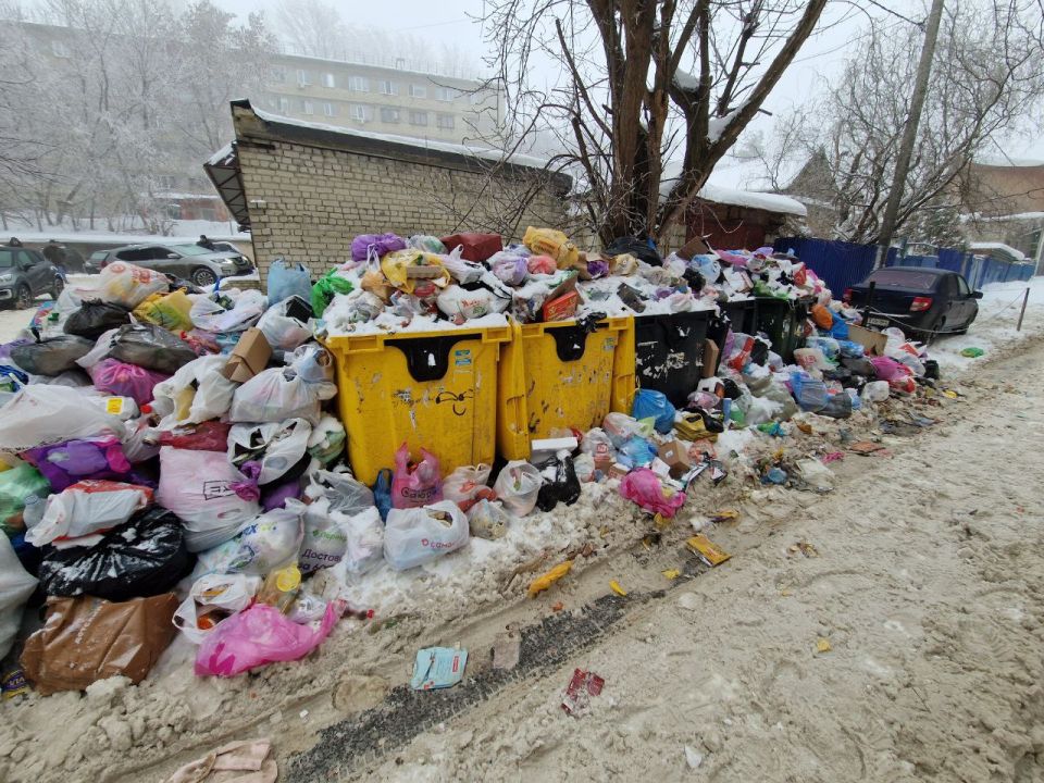 Саратовцы жалуются Володину на неубранные свалки мусора возле домов