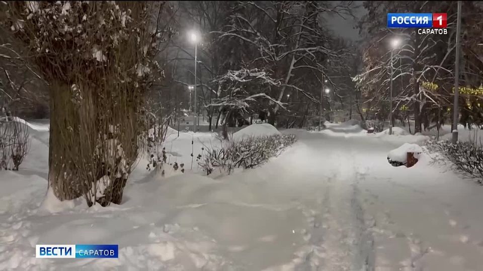 В регионе продолжается снег