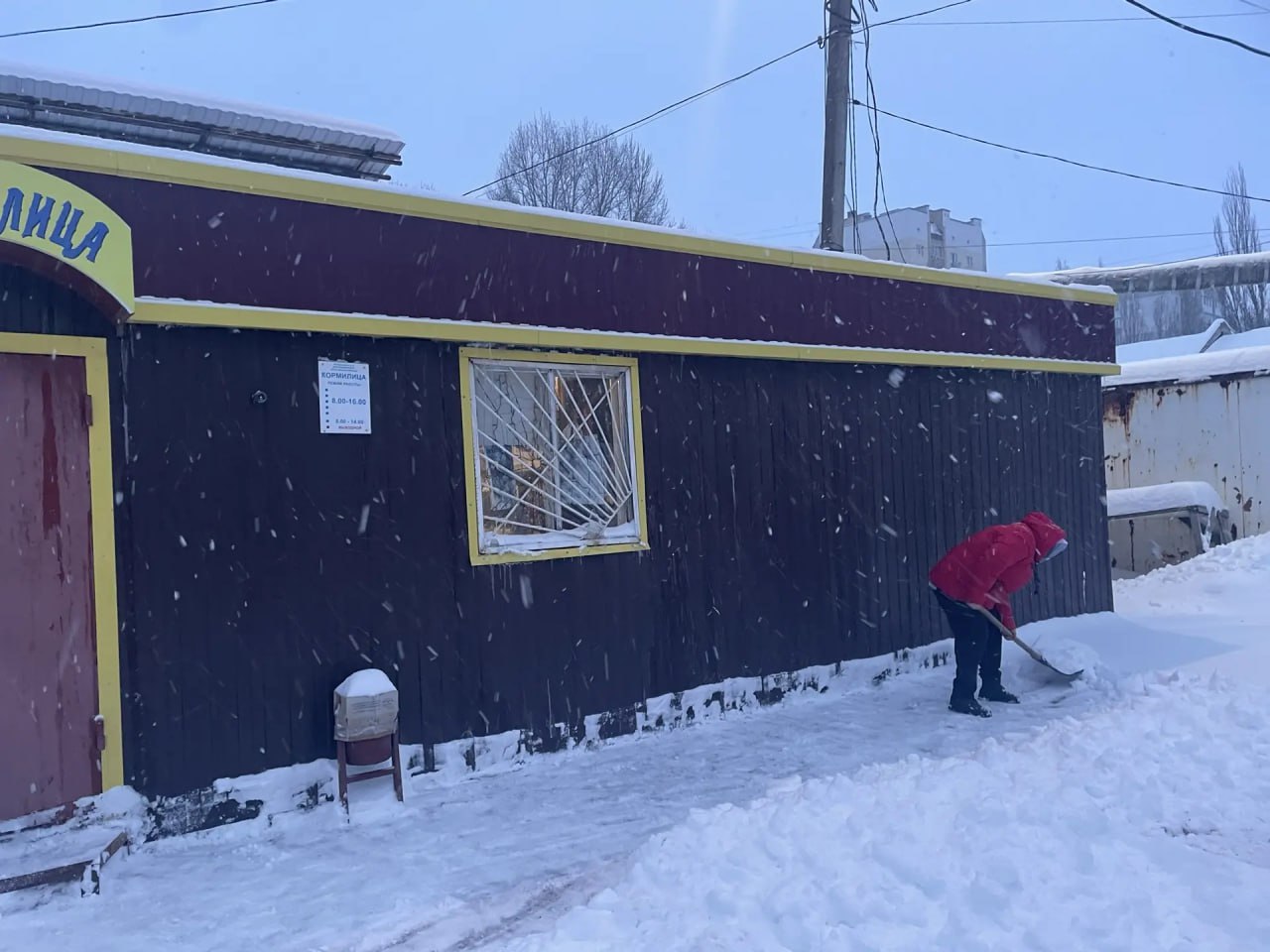 Правообладатели торговых центров, рынков, сетевых магазинов, нестационарных торговых объектов принимают меры по очистке прилегающих территорий от снега Правообладатели торговых центров, рынков, сетевых магазинов, нестационарных торговых объектов принимают меры по очистке прилегающих территорий от снега