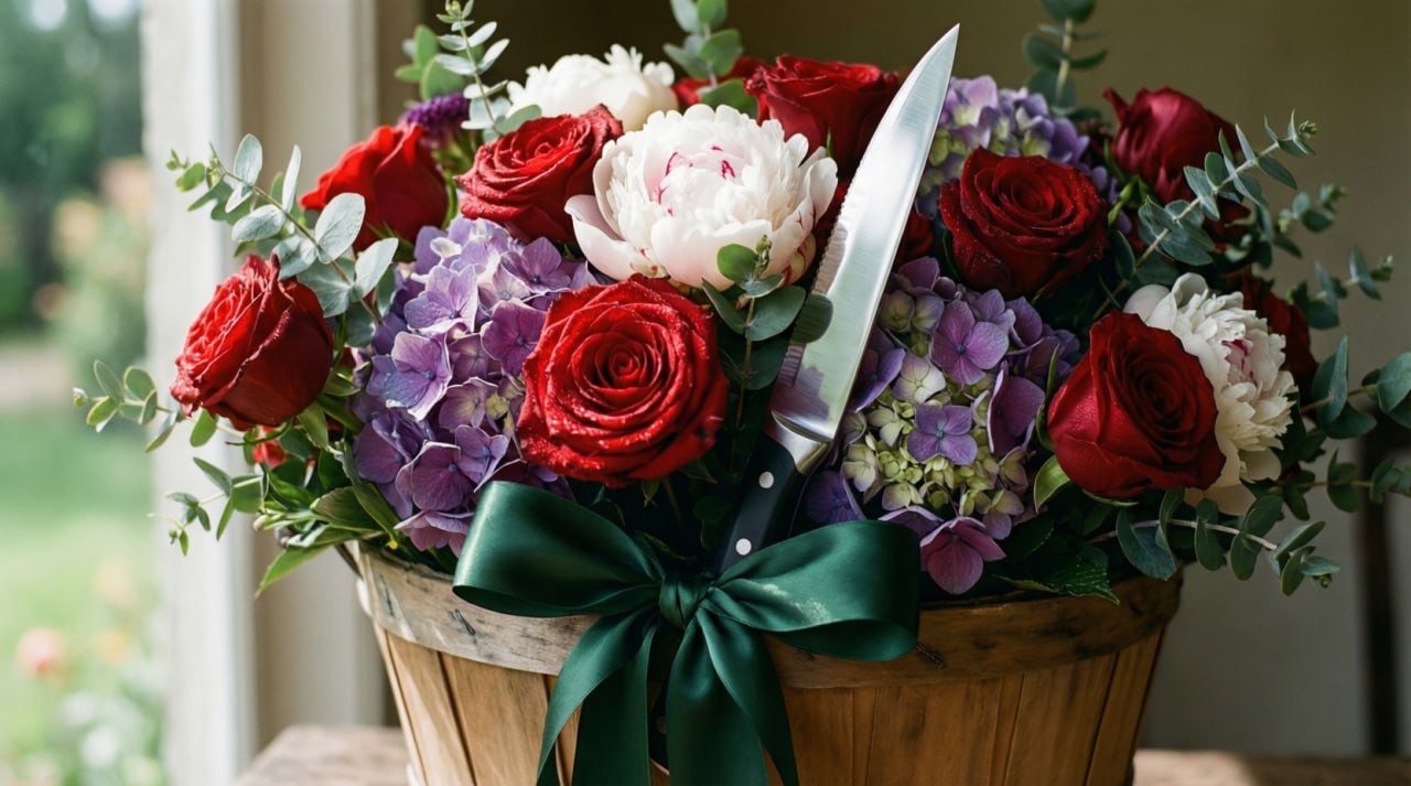 Саратовец спрятал в букет нож и пошел мириться с бывшей