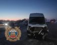 В Энгельсском районе сотрудники полиции устанавливают обстоятельства ДТП с участием рейсового микроавтобуса