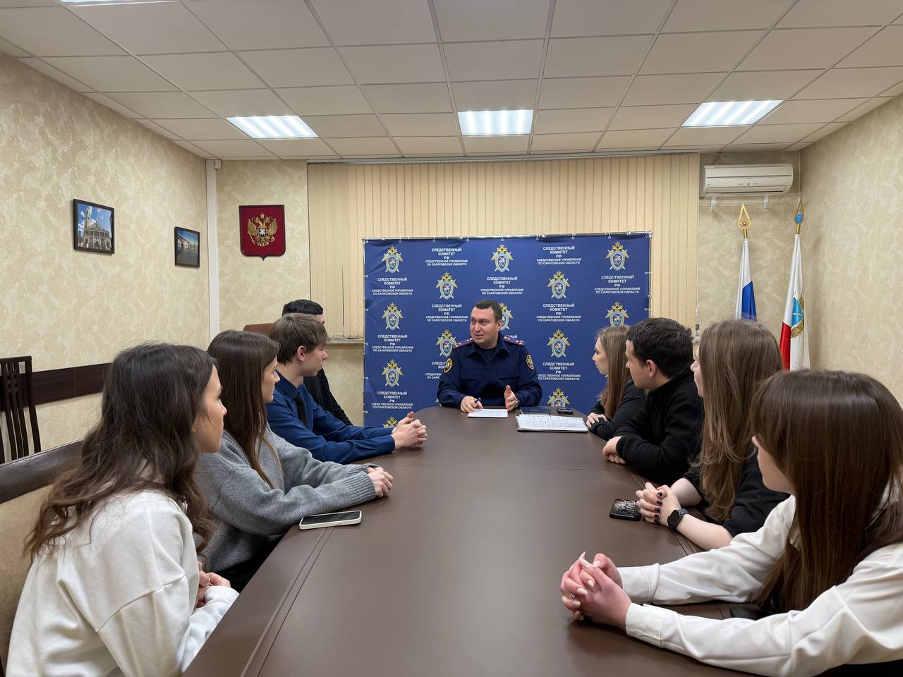 В следственном управлении СК России по Саратовской области состоялось заседание регионального отделения «Молодежного союза «Юный следователь» В следственном управлении СК России по Саратовской области состоялось заседание регионального отделения «Молодежного союза «Юный следователь»