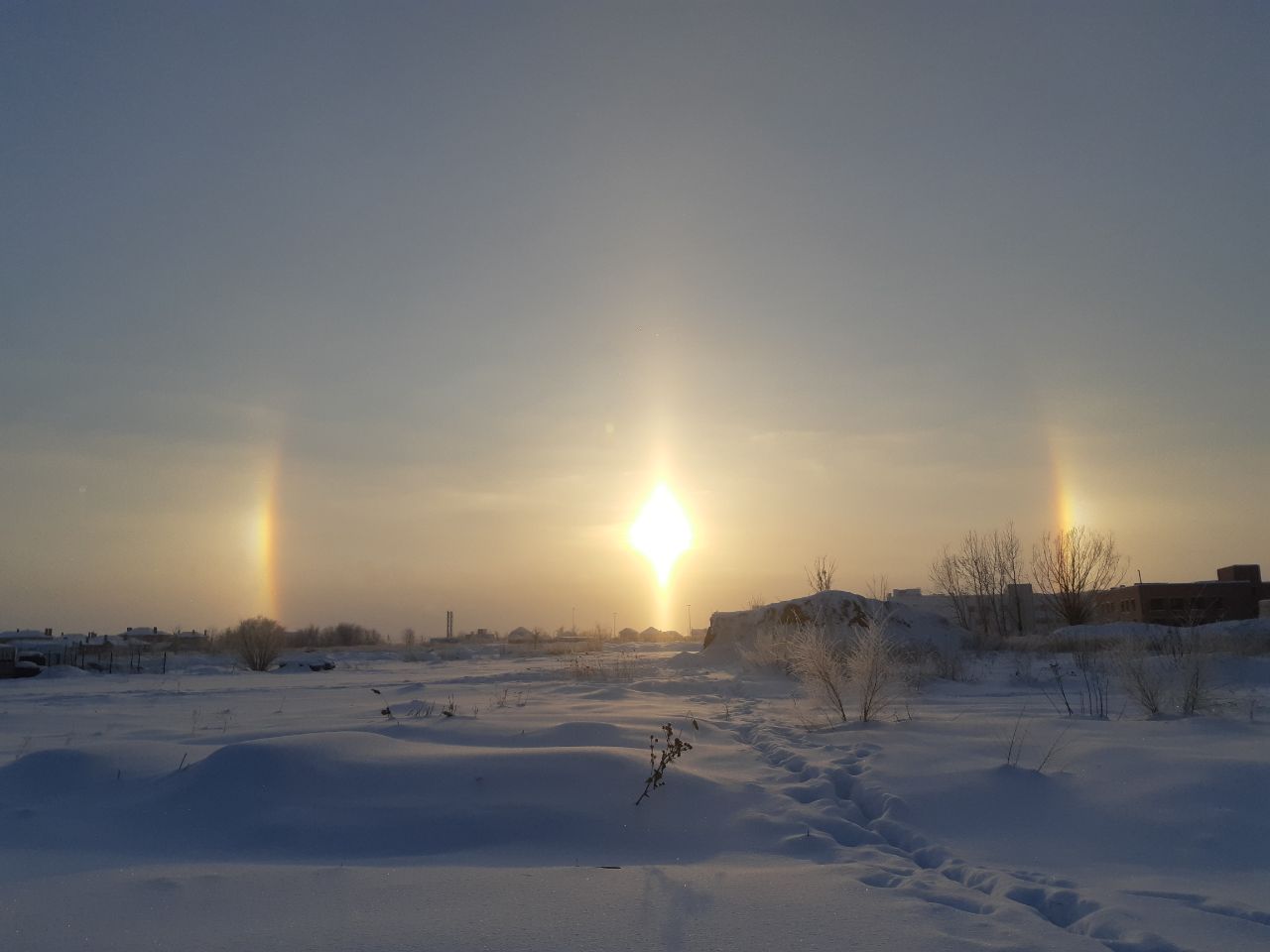 Солнечное гало в объективах наших подписчиков Солнечное гало в объективах наших подписчиков
