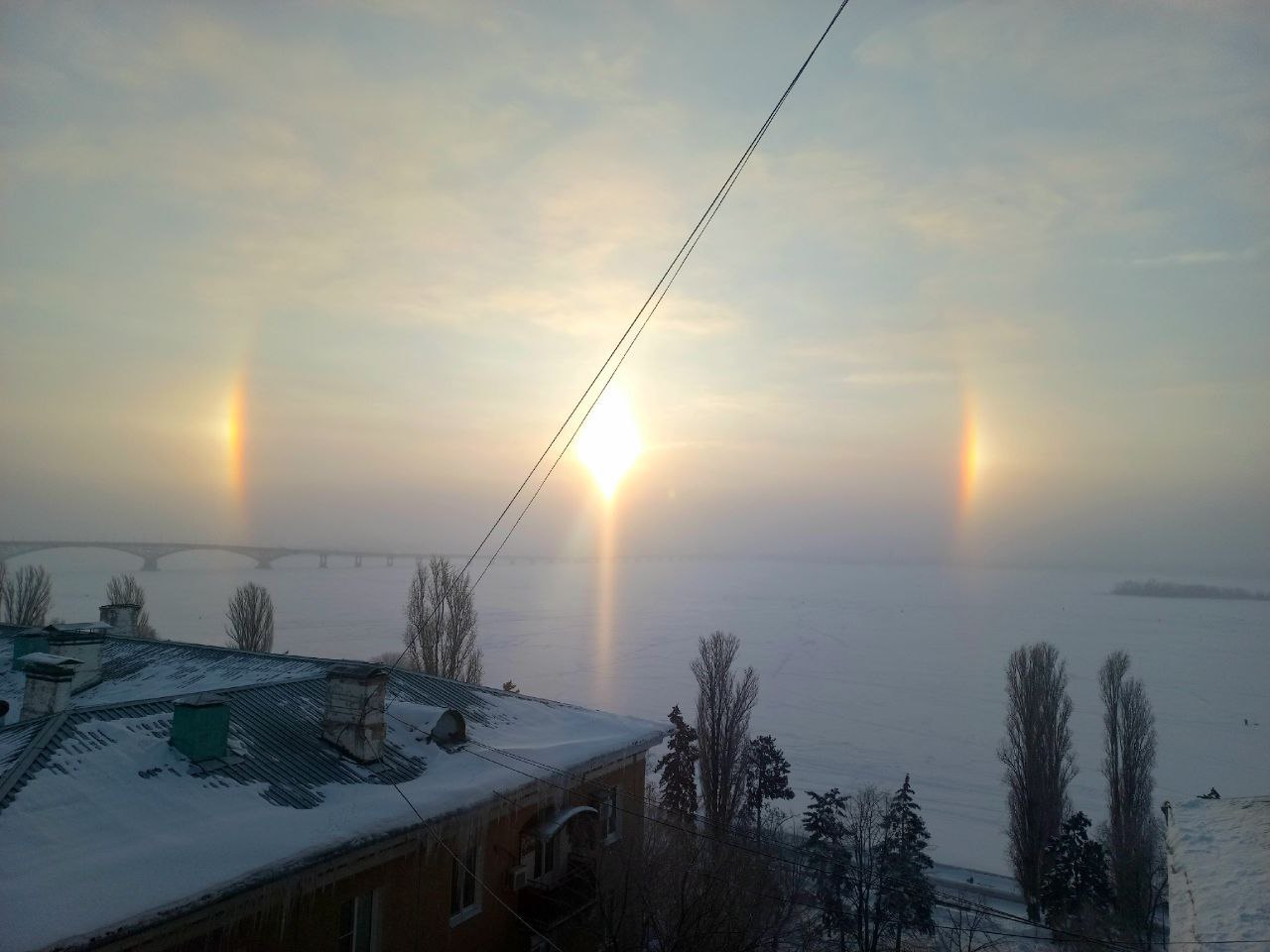 Солнечное гало в объективах наших подписчиков Солнечное гало в объективах наших подписчиков