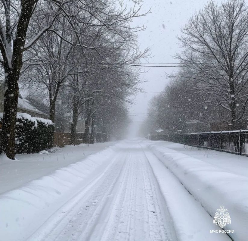 Осторожно: сильный снег и мороз