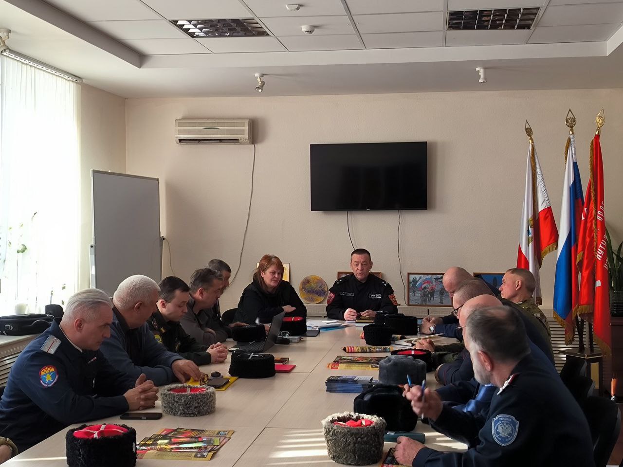 Члены Окружного казачьего общества области подвели итоги работы в 2025 году Члены Окружного казачьего общества области подвели итоги работы в 2025 году