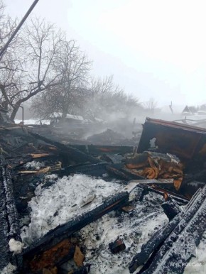 Пожар под Саратовом унес жизнь мужчины