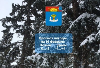 Прогноз погоды на 16 февраля 2026 года